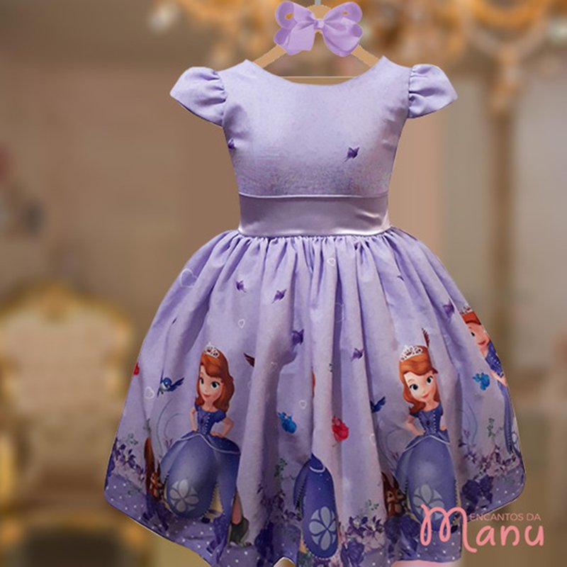 Vestido - Princesa Sofia - Comprar em SAMULICA