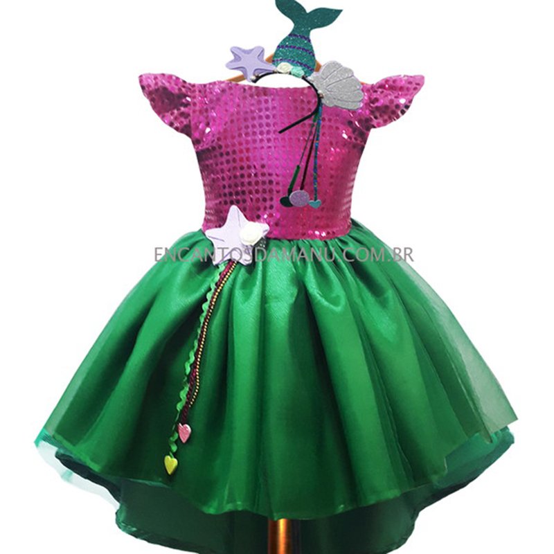 Roupa Pequena Sereia Infantil