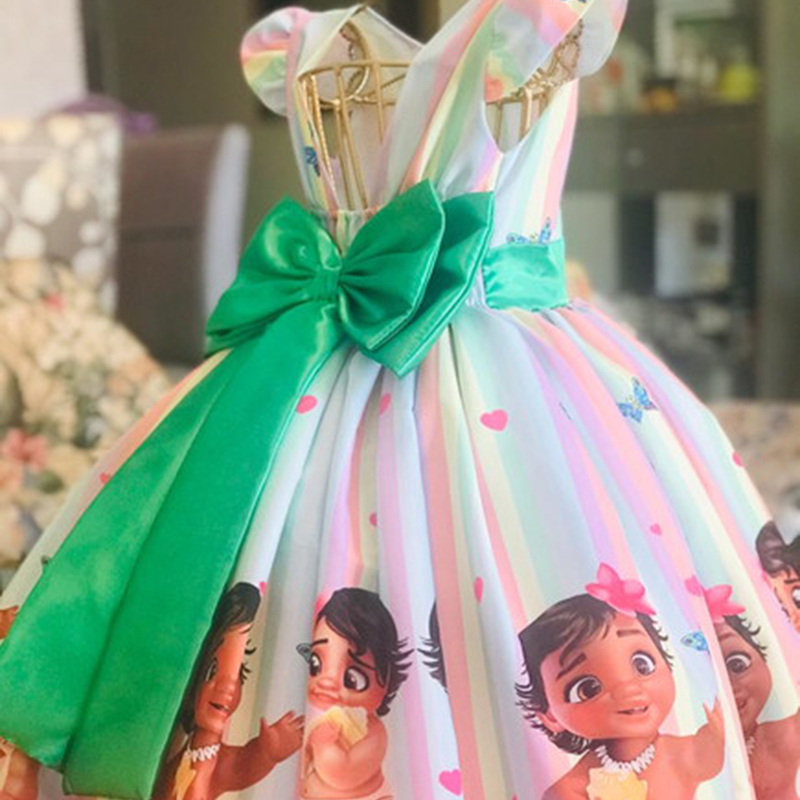 Vestido Moana, Fantasia Moana Luxo