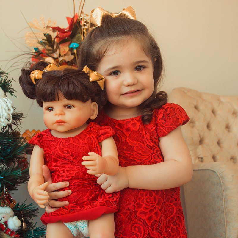 Vestido de Natal para boneca reborn