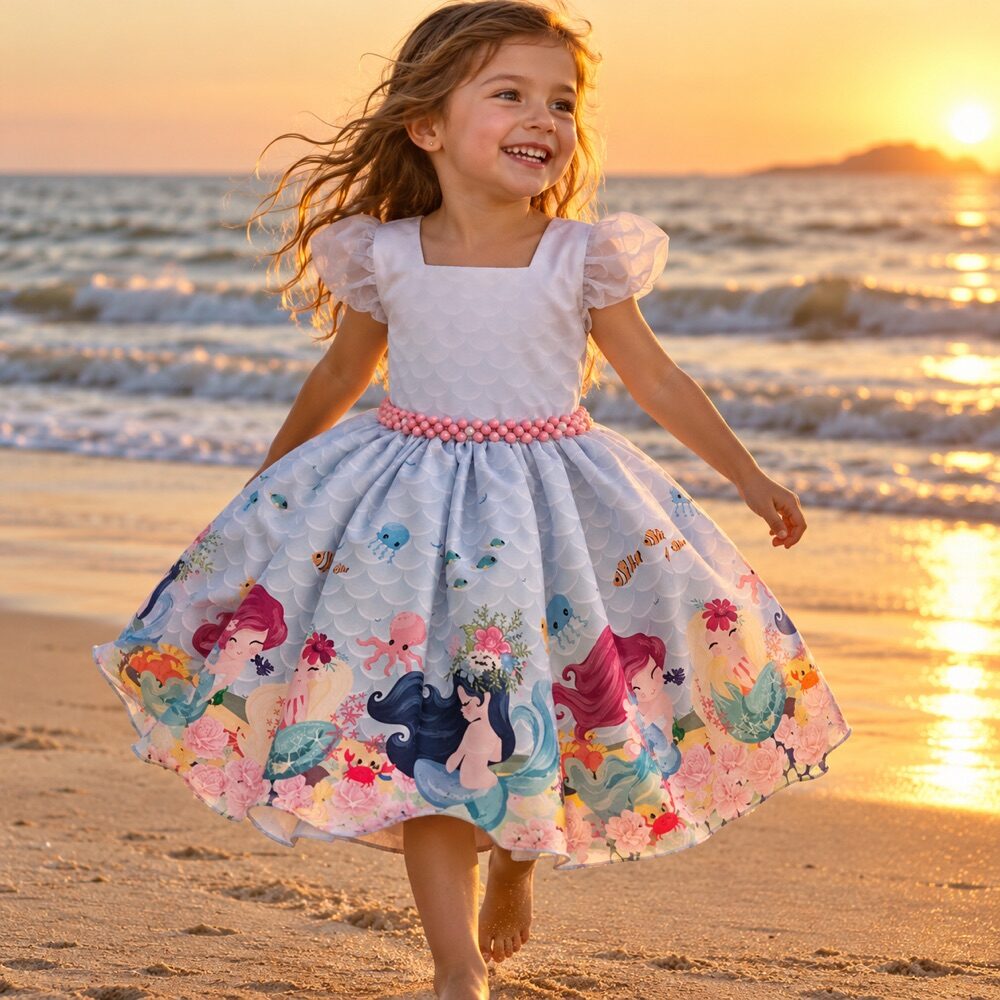 Vestido Pequena Sereia